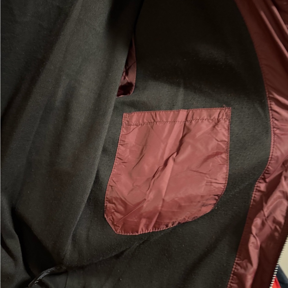 H&M Deep Red Bomber Jacket - Picture 3 of 4